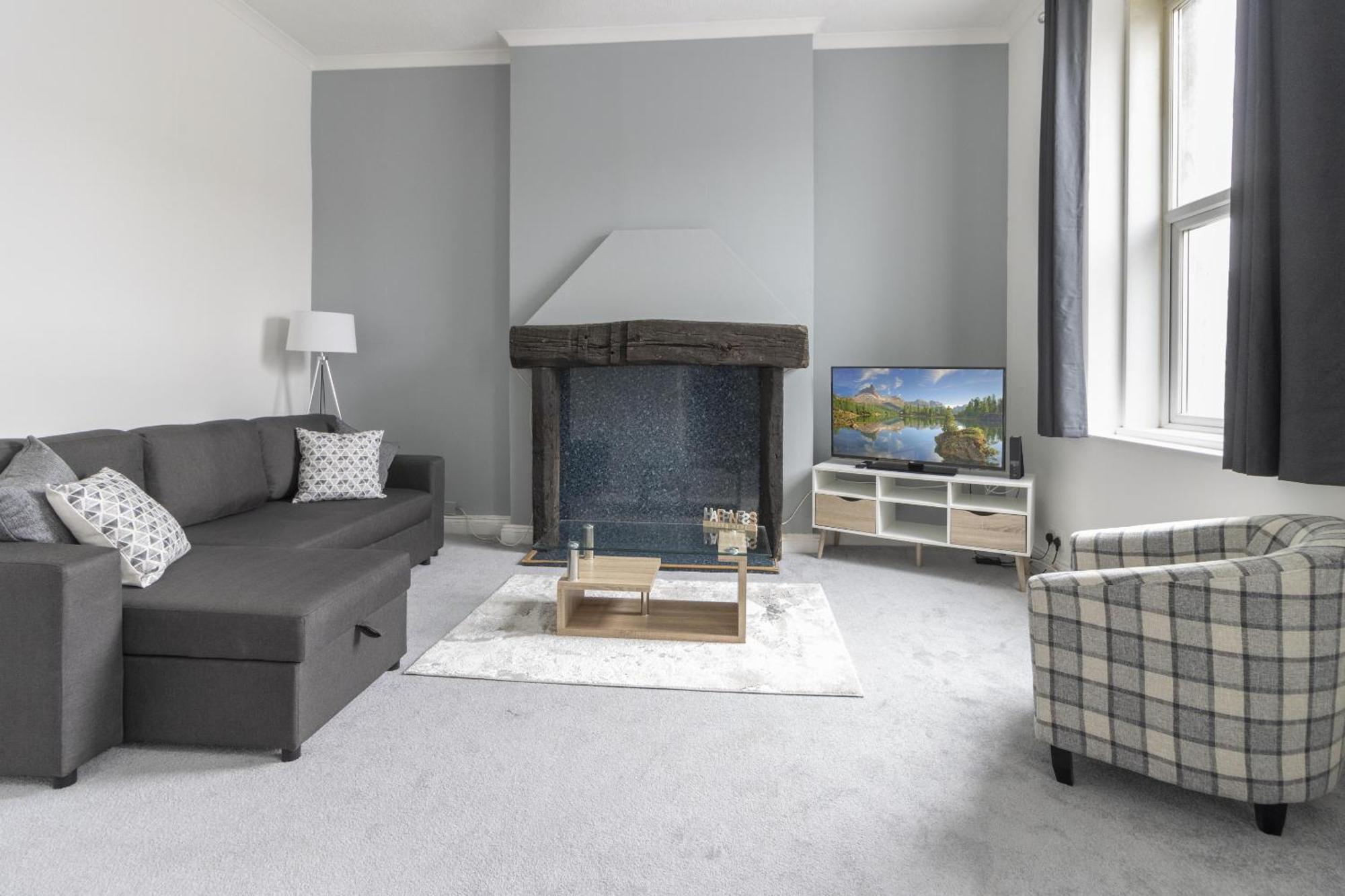 Alexandra - Large 3 Bed Perfect For Contractors, Free Parking, Fast Wifi And Great Value! Apartment Plymouth Luaran gambar